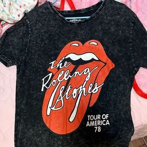The Rolling Stones Kids Tour T-Shirt - Black and Orange